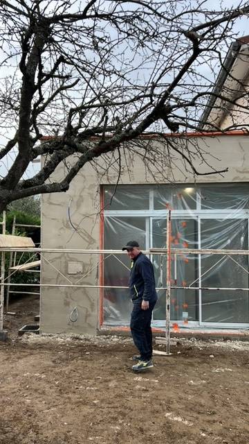 Extension d'une maison pour ajouter une pièce à Saint Didier au Mont d'Or près de Lyon